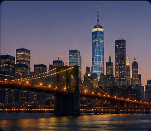 American city skyline